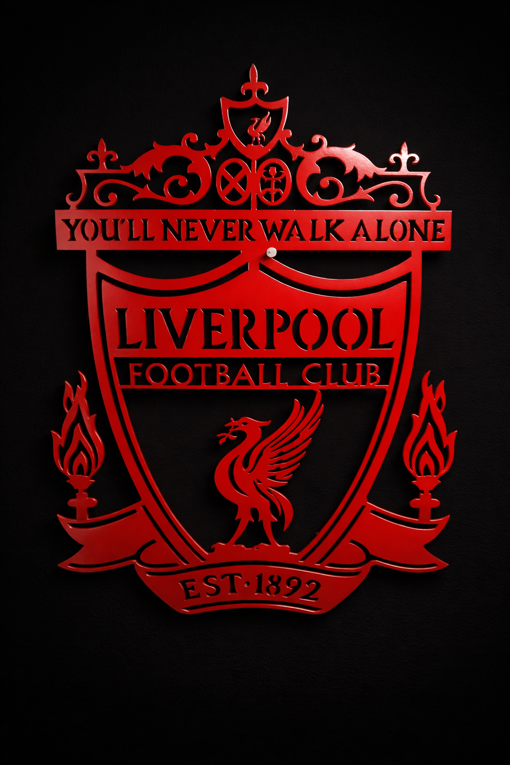 Liverpool F.C Crest Metal Wall Art